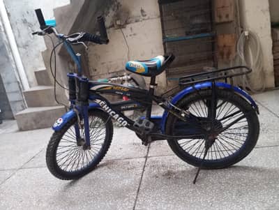 bicycle for kids 21 inch good condition blue colour