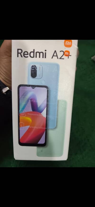 redmi a2 plus 3 64 with box charger completel all original phn ha