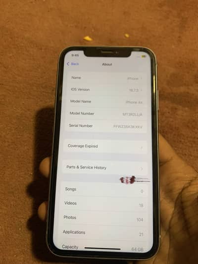 iPhone xr 03/231698254