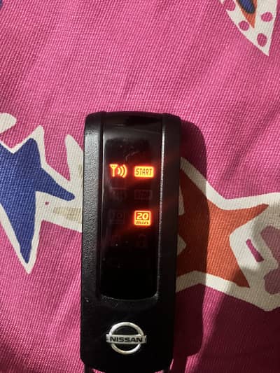 Nissan keyless display remote start engine