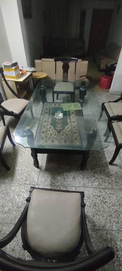 Dining Table set with 6 chairs for Sale