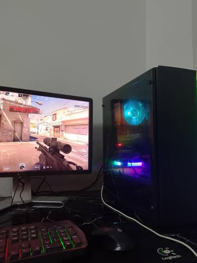Gaming pc I7 4th with gtx  1650 super Complete setup