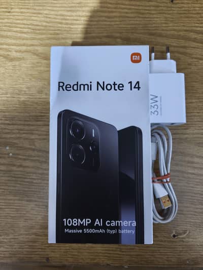 Redmi Note 14 Complete Box