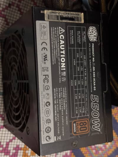 Cooler Master GX 550W 80+ Bronze PSU