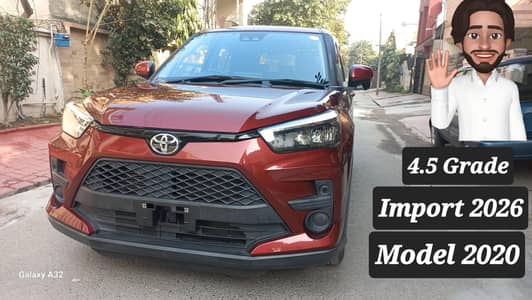 Auction Grade 4.5 Verifiable , Toyota Raize XS , Model 2020