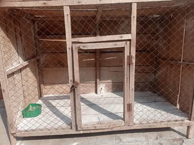 whatsap /0327--67-64-04-6 cage wooden  condition 10/6