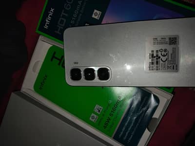Infinix Hot 60i Complete box Urgent sale connect wtp no 03297037441