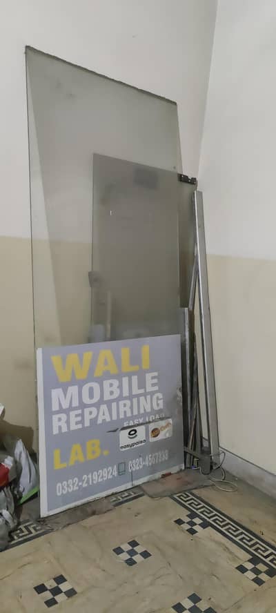 8.5ft× 7ft glass door 12mm