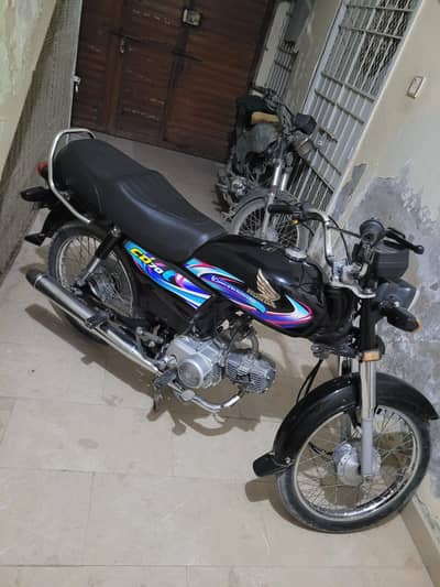 Honda CD 70 Black 2024 Model