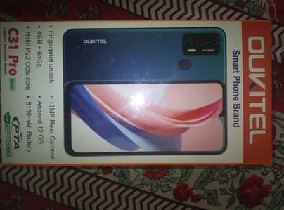 Oukitel c31 pro condition 10/8 Mobile box + original charger
