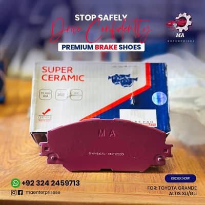 Front brake pads of Gli/Grande