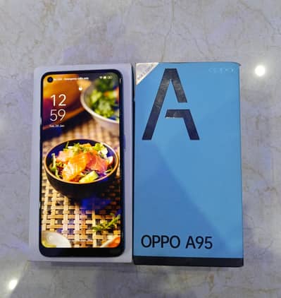 Oppo A95 8/128GB Ram With box for sale