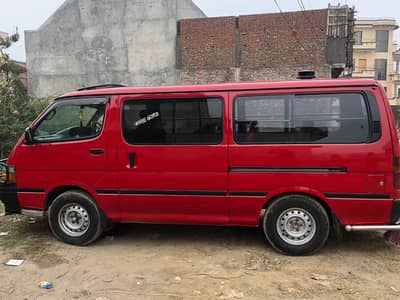 Toyota hiace red colour for sale