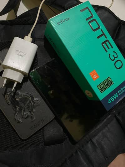 Infinix note complete box 30 8+8 256