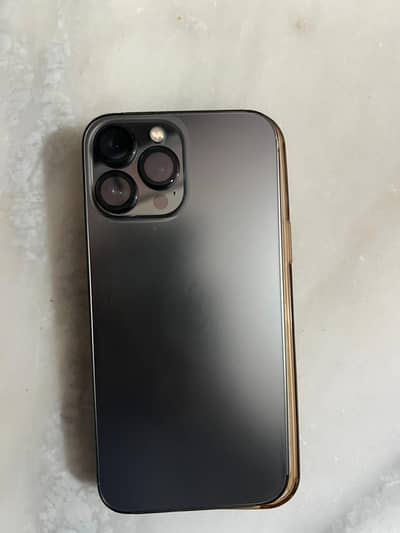 I phone 13 Pro Max JV Bh 86 128 gp water pack black color