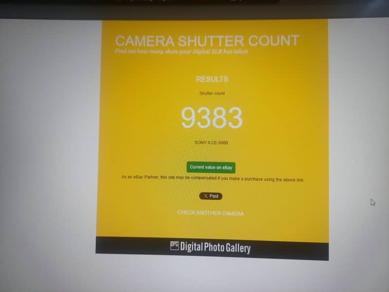 Sony A5000 Mirrorless Camera (small shutter problem) 4