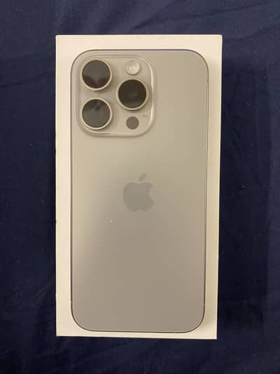 Iphone 15 Pro 256GB Natural Titanium Non-PTA
