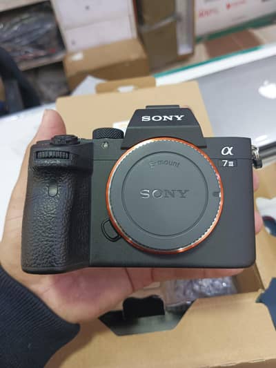 Sony A7iii mirrorless DSLR camera with original box