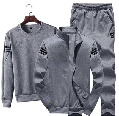 Amaze Wears Men's 3 Pieces Winter Track Suit Set.