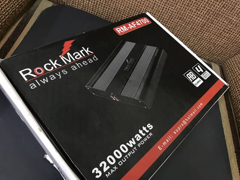 Car amplifier rockmarks 4 channel dual woofer boofer bofer wofer ...