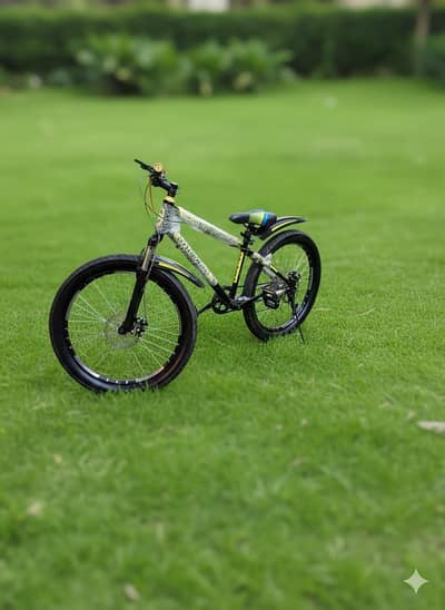  SHIMANO Gear Cycle – Fat Tyres + Disc Brake – 9/10 Condition