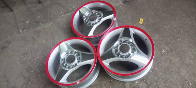 13 size Alloy rim . multiple pcd hr gari me lgyga