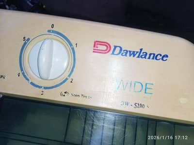 Dawlance washing machine twin tub model number DW-5200