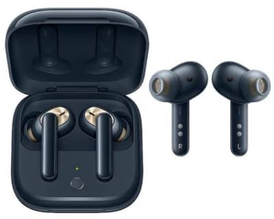 Oppo Enco W51 True Wireless Airpods in the black colour.