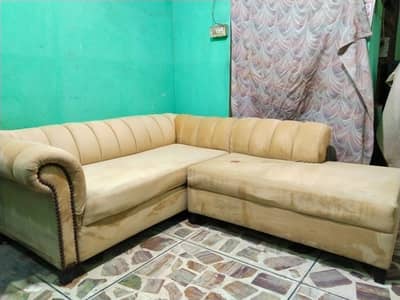 L-Shaped Sofa Set New condition