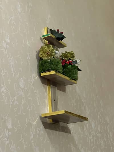 Wooden wall decoration box shelve rack