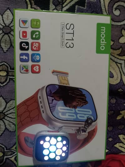 modio watch android Smart 4gb 64gb full option sim working