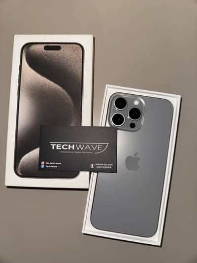 iPhone 15 Pro Max 256gb Natural Mercantile PTA approved