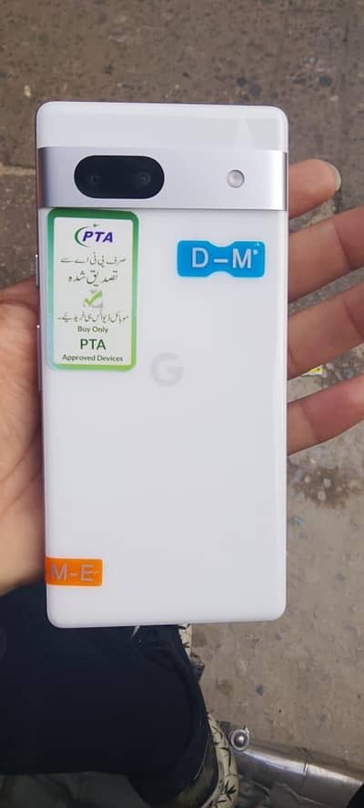 Google pixel 7a 8/128 with original charger official PTA approved