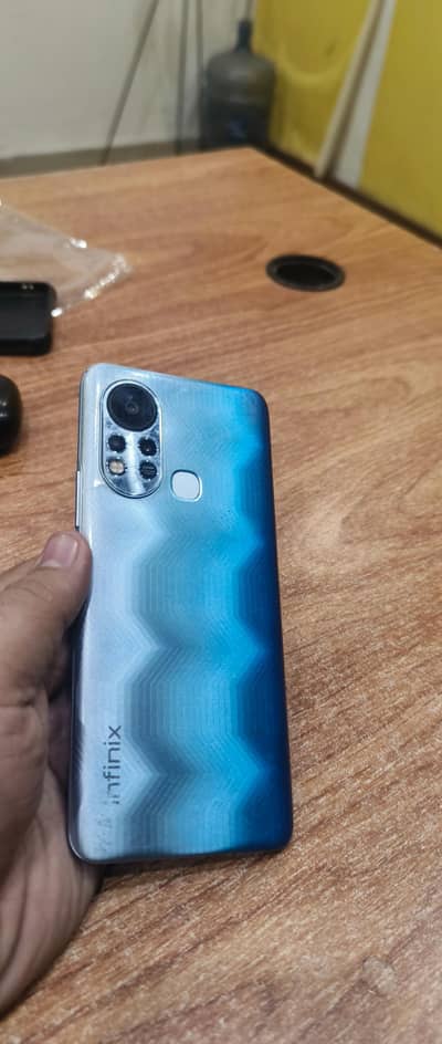 Infinix Hot 11s used in blue color and 100% working condition