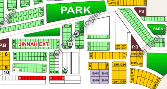 5 Marla Plot for Sale Prime Location, Jinnah Block Extension
