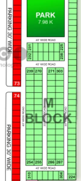 6.25 Marla Plot for Sale M Block, Bahria Orchard Lahore