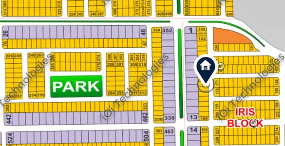 10 Marla Residential Plot for Sale Iris Block, Bahria Town Lahore