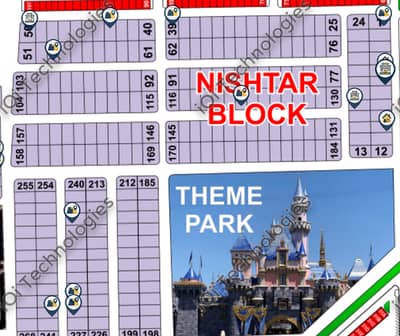 1 Kanal Plot For Sale Hot Location, Nishter Block, Bahria Town