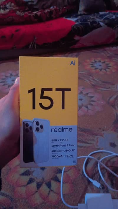 realmi 15t 8/256  brand new  new launch market