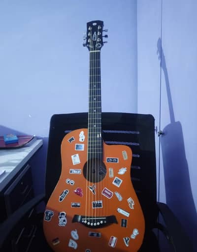 Professional Accoustic guitar with Truss rod adjustable action