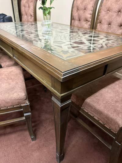 argent sale dining table look like new