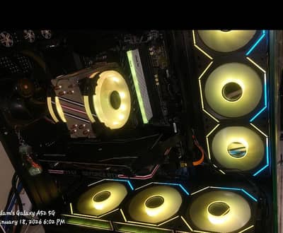 Thunder CPU Cooler Dual Argb Fans 4 pipe intel/ryzen support