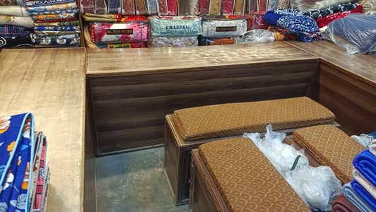 Wooden counter for shop