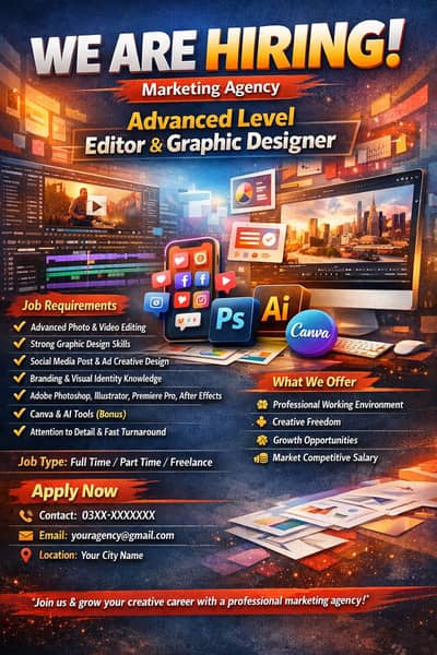 Graphic Designer and Editor