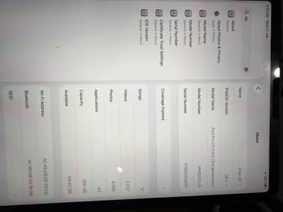 Ipad pro M1 2021 256Gb 11-inch