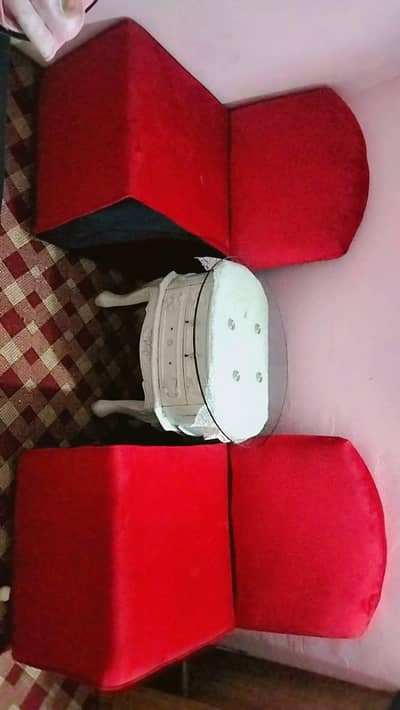 two piece 1 seater sofa