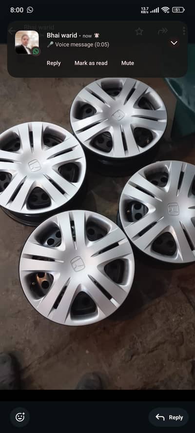Honda City Original Wheel Covers Brand New