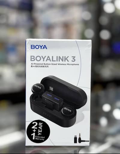 BoyaLink 3 - AI Wireless Microphone - Box Pack - 3 Years warranty