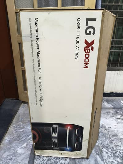 LG Party box 1800 watt (RMS)