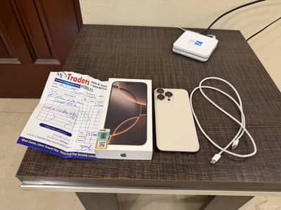 Iphone 16 Pro Max 256gb Offical Warranty Desert